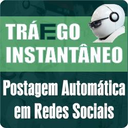 tráfego instantâneo utilizando redes sociais